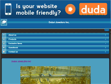 Tablet Screenshot of dubaijewelersinc.com